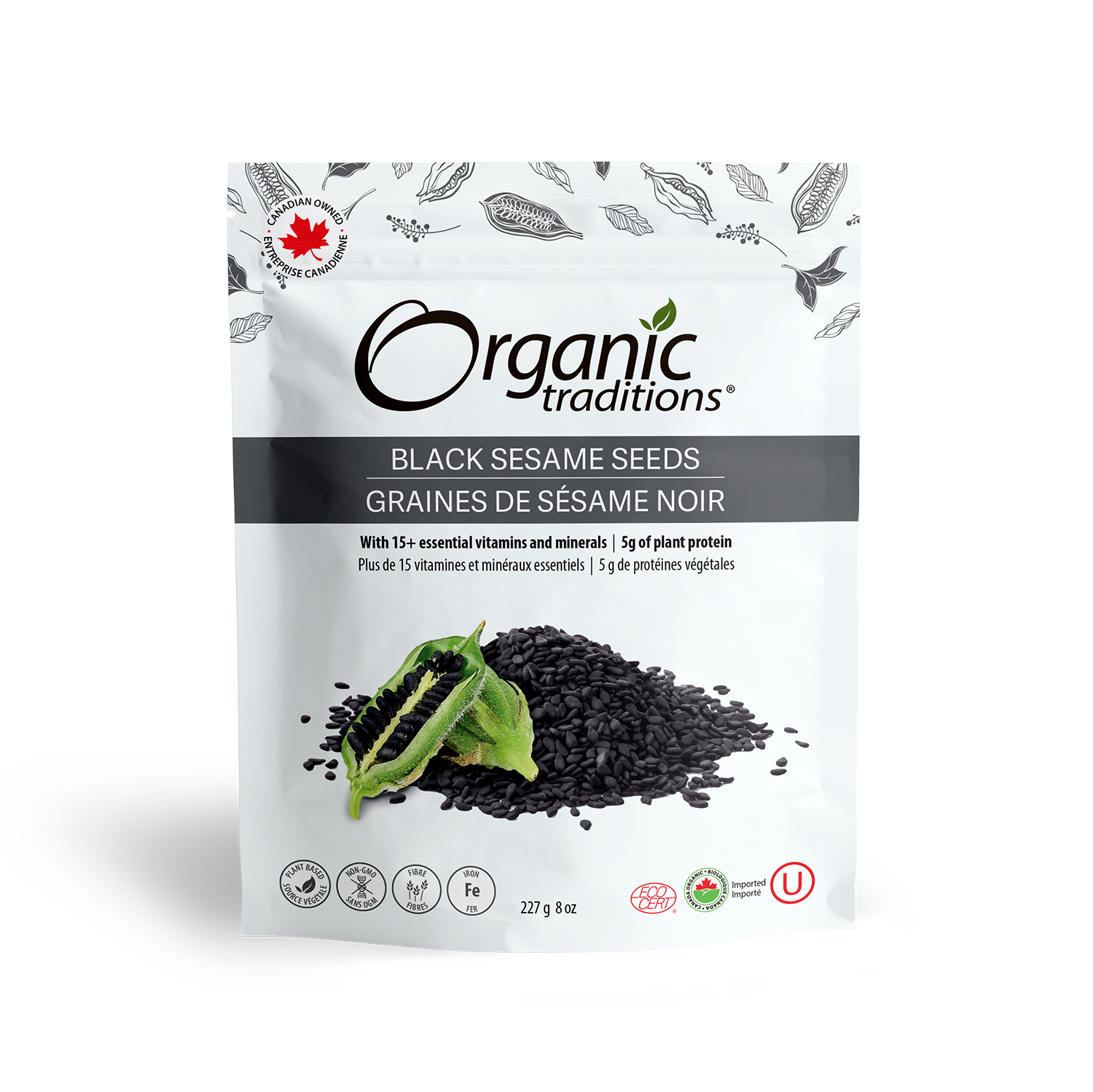 Organic Traditions Organic Black Sesame Seeds