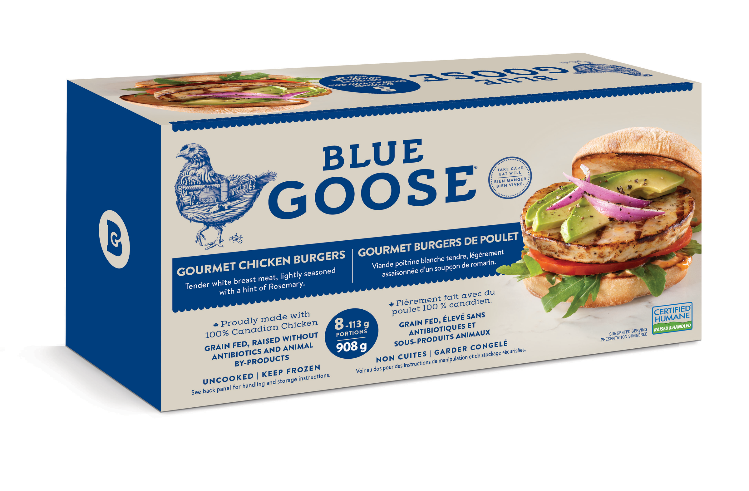 Blue Goose Chicken Burgers