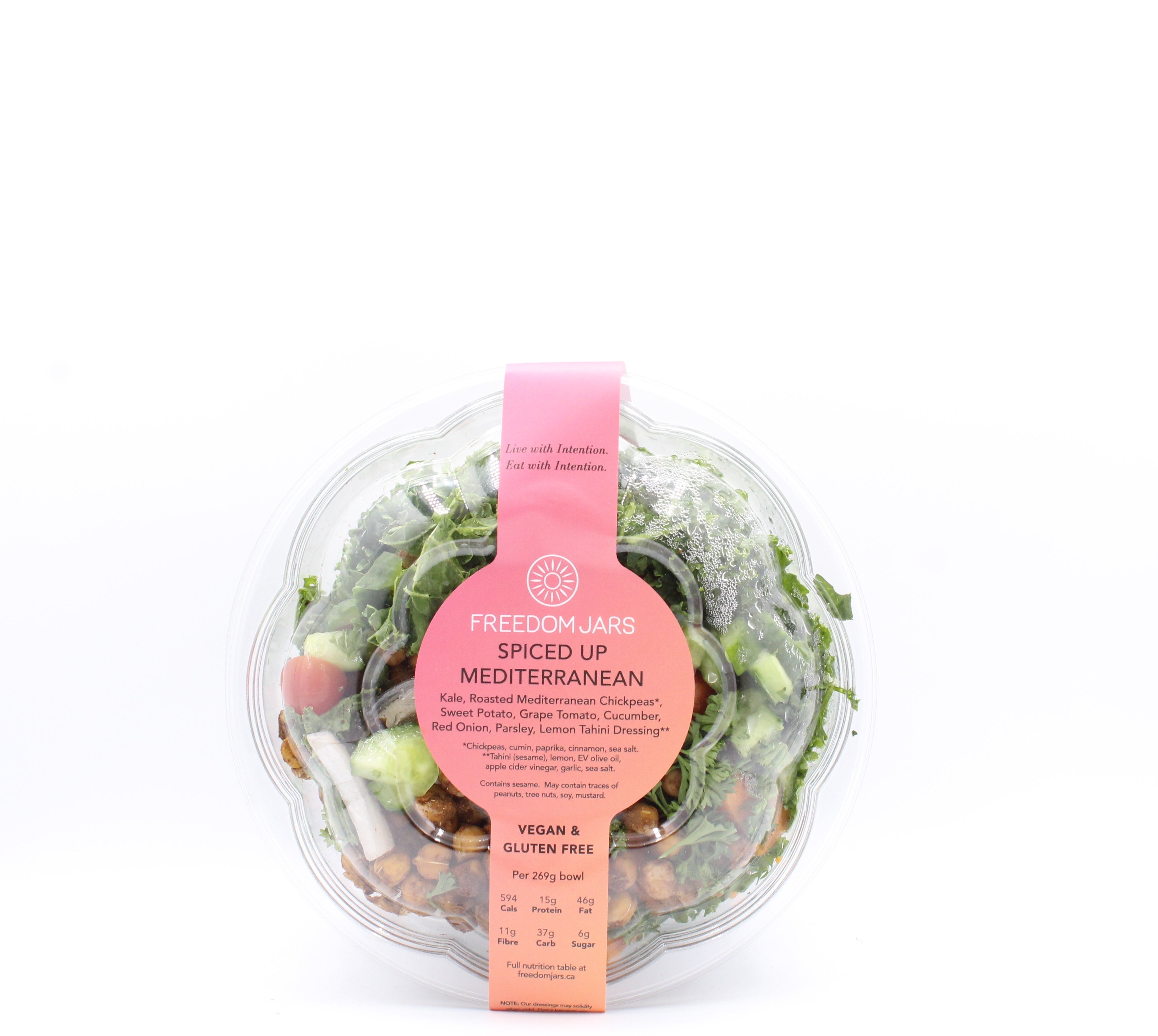 Freedom Jars Spiced up Mediterranean Salad Bowl