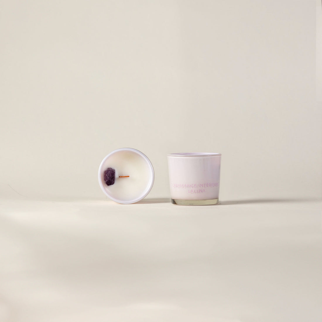 La Luna Inner Growth Amethyst Candle
