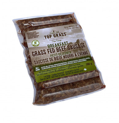 Top Grass Grass Fed Breakfast Beef Sausage