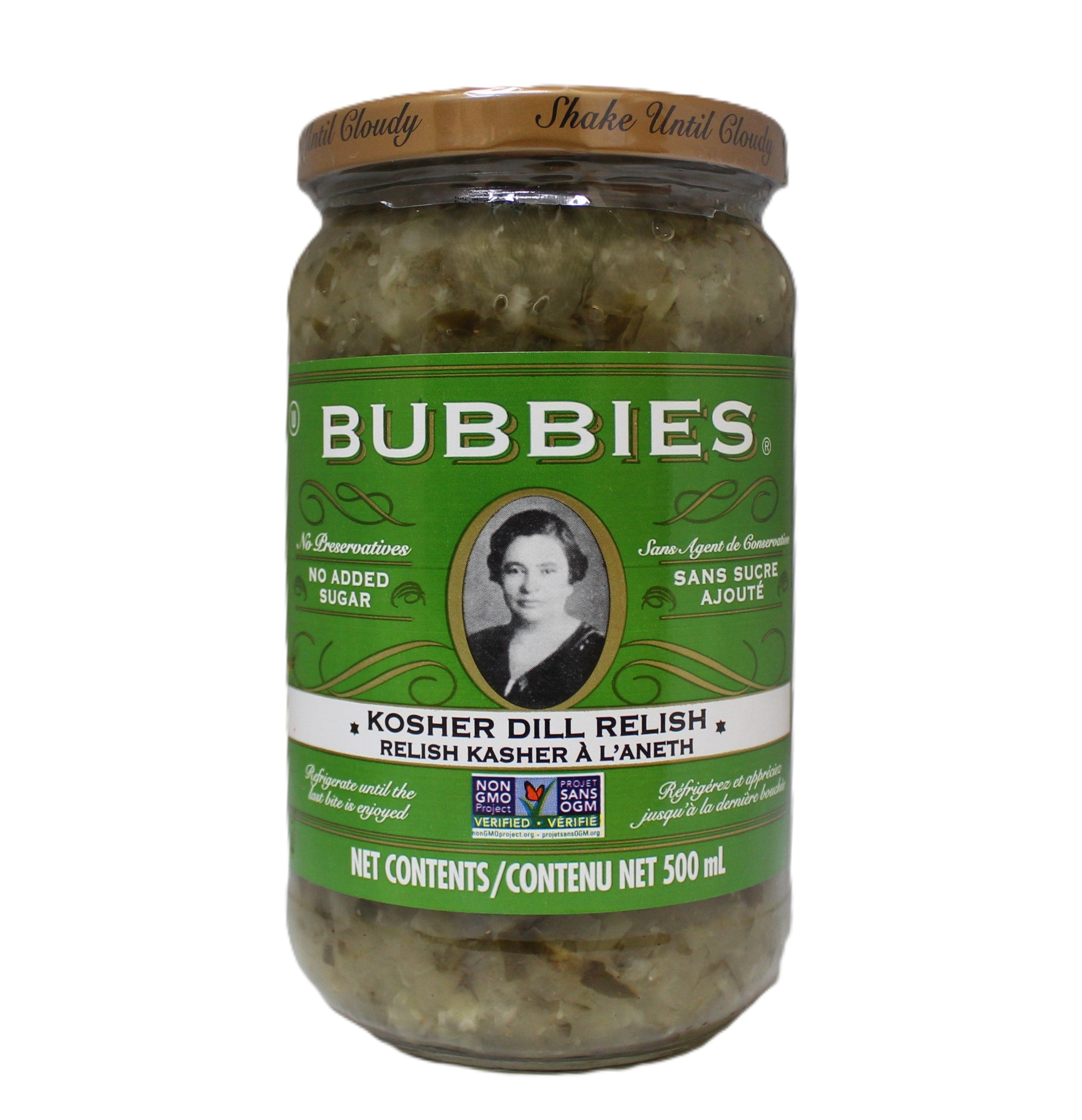 Bubbies Pure Kosher Dill Relish