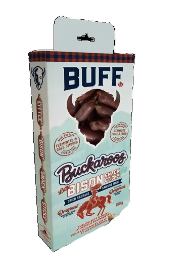 Original Buckaroos Bison Snack Sticks