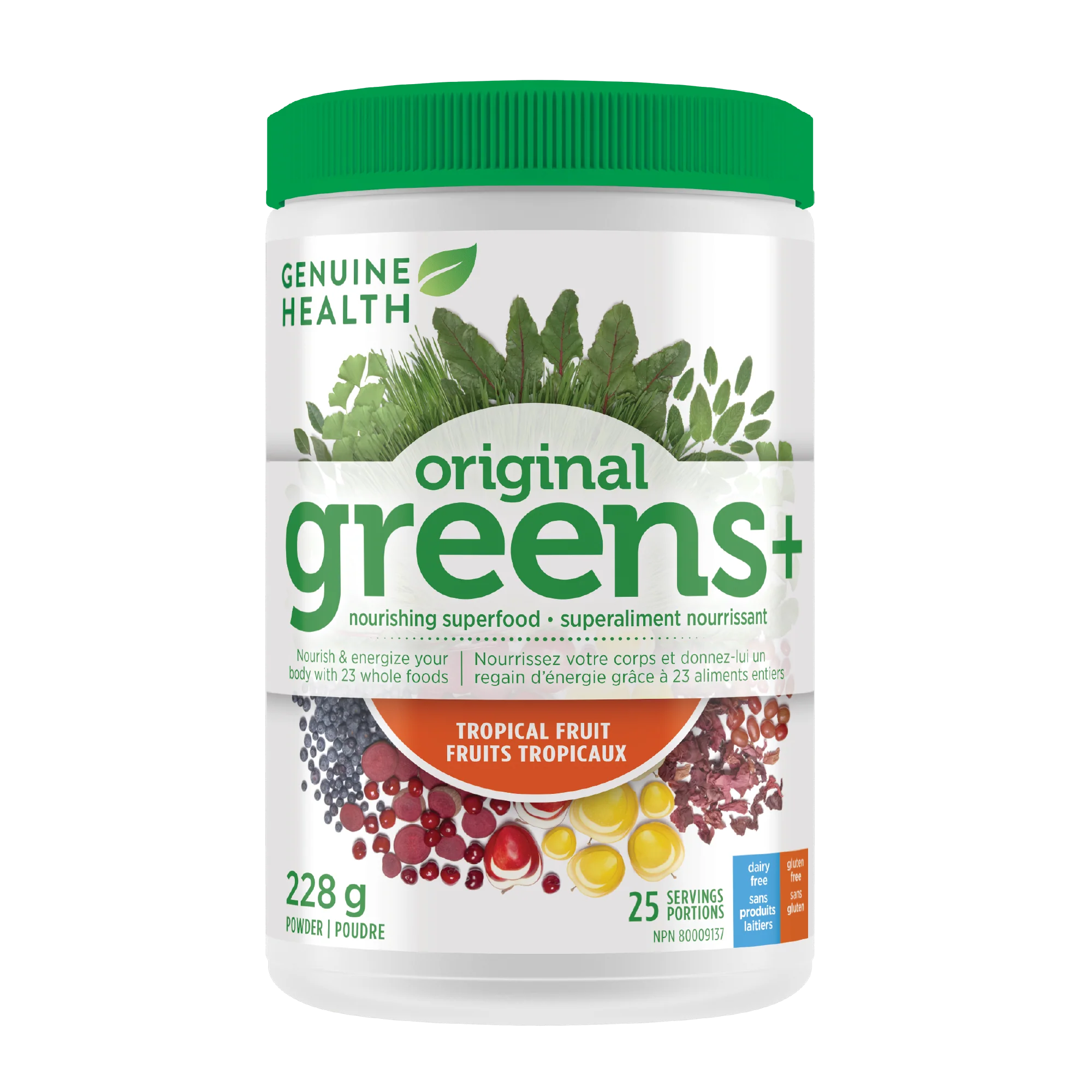 Genuine Health Tropical Fruit Original Greens+
