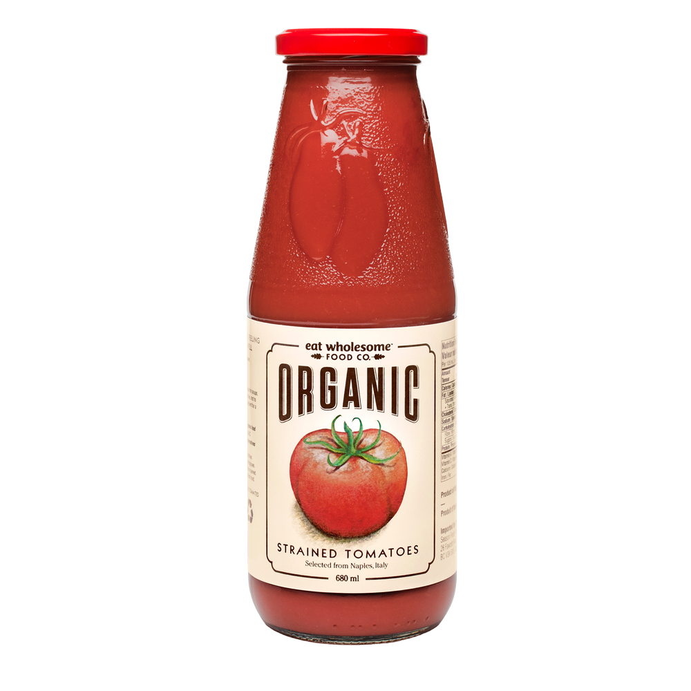 Organic Strained Tomatoes