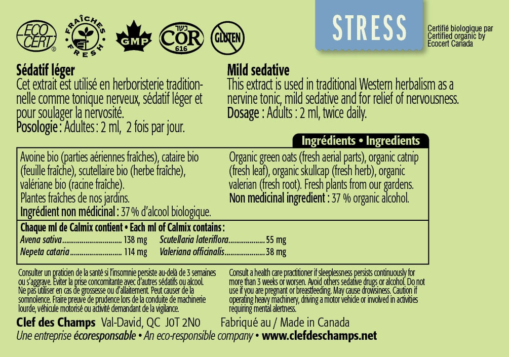 Organic Calmix Tincture