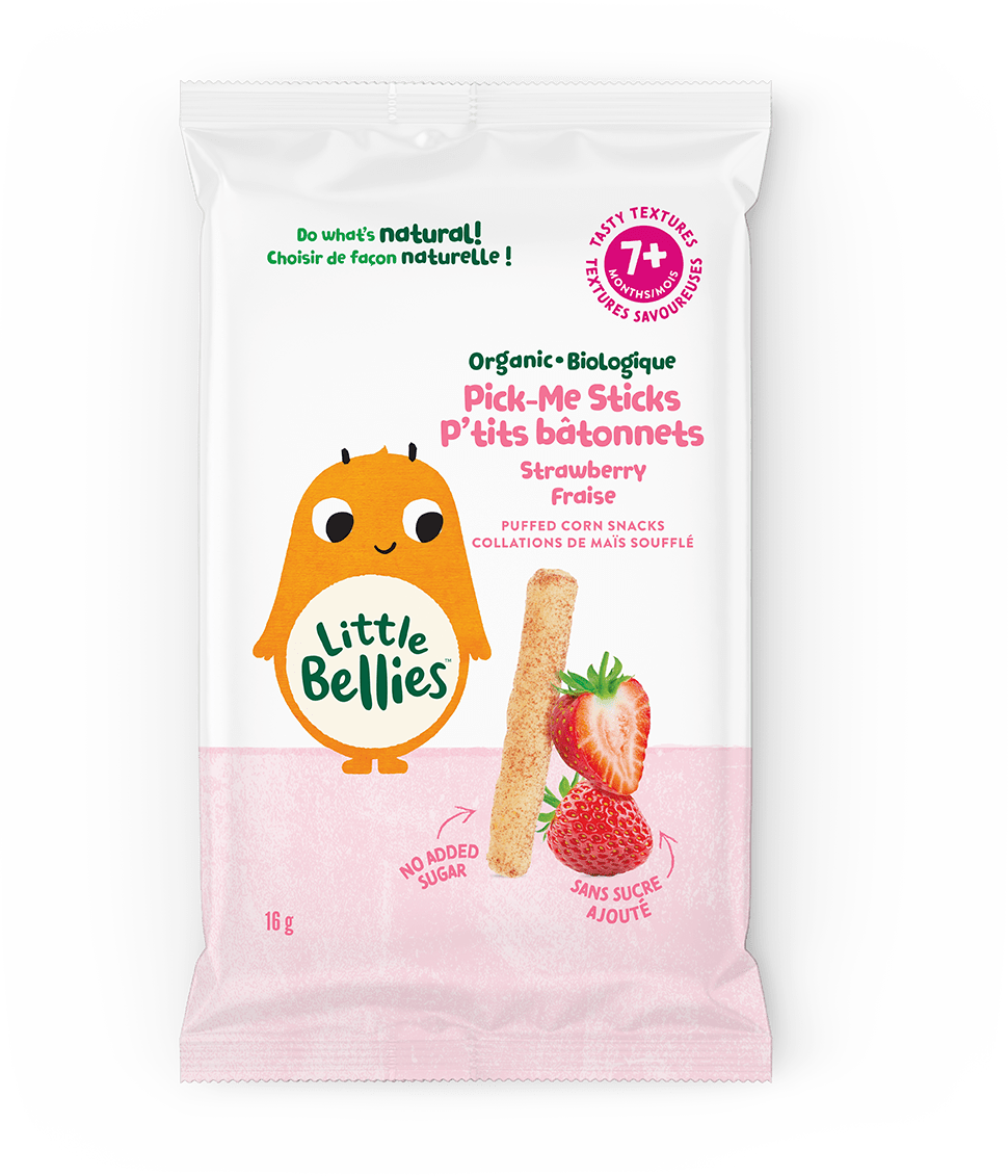 Little Bellies Org. Strawberry Pick-Me Sticks