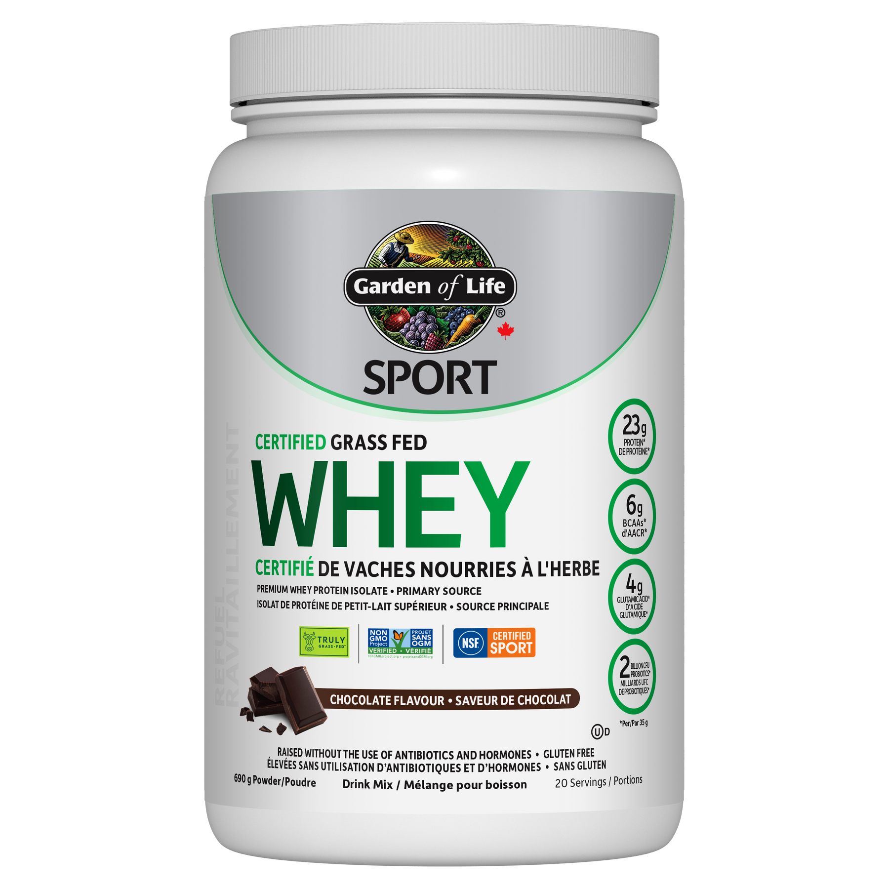 Chocolate Grass Fed Whey Protein