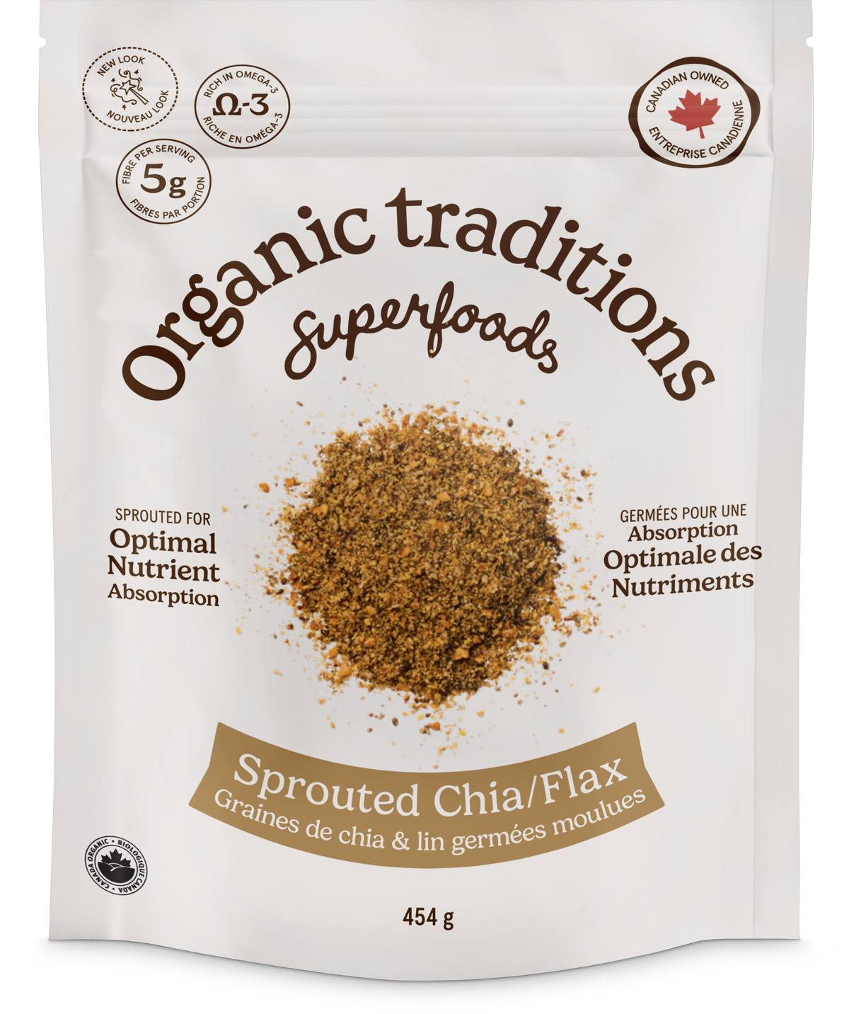 Organic Sprouted Chia & Flax Seed Powder