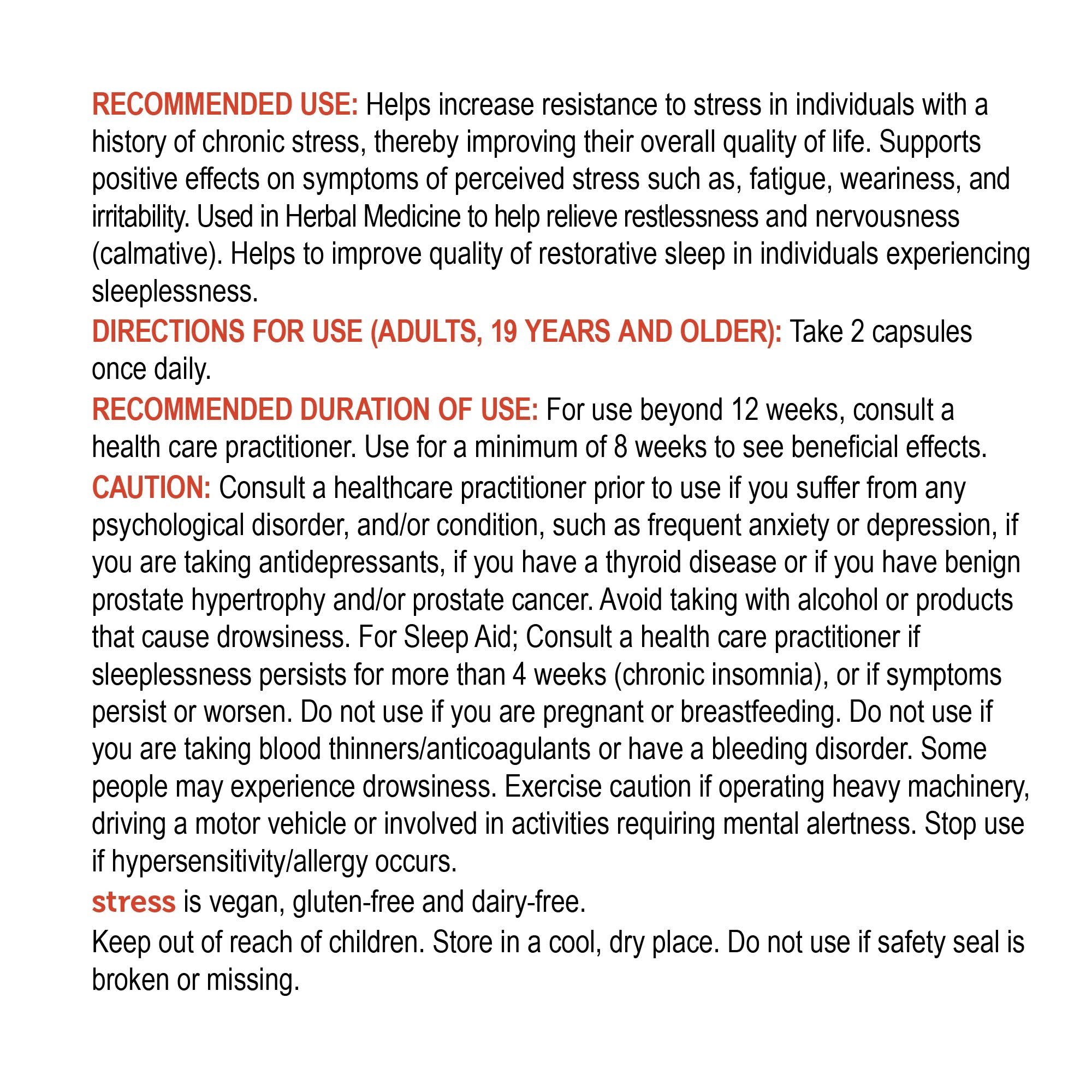 Genuine Health Stress Saffron & Ashwagandha