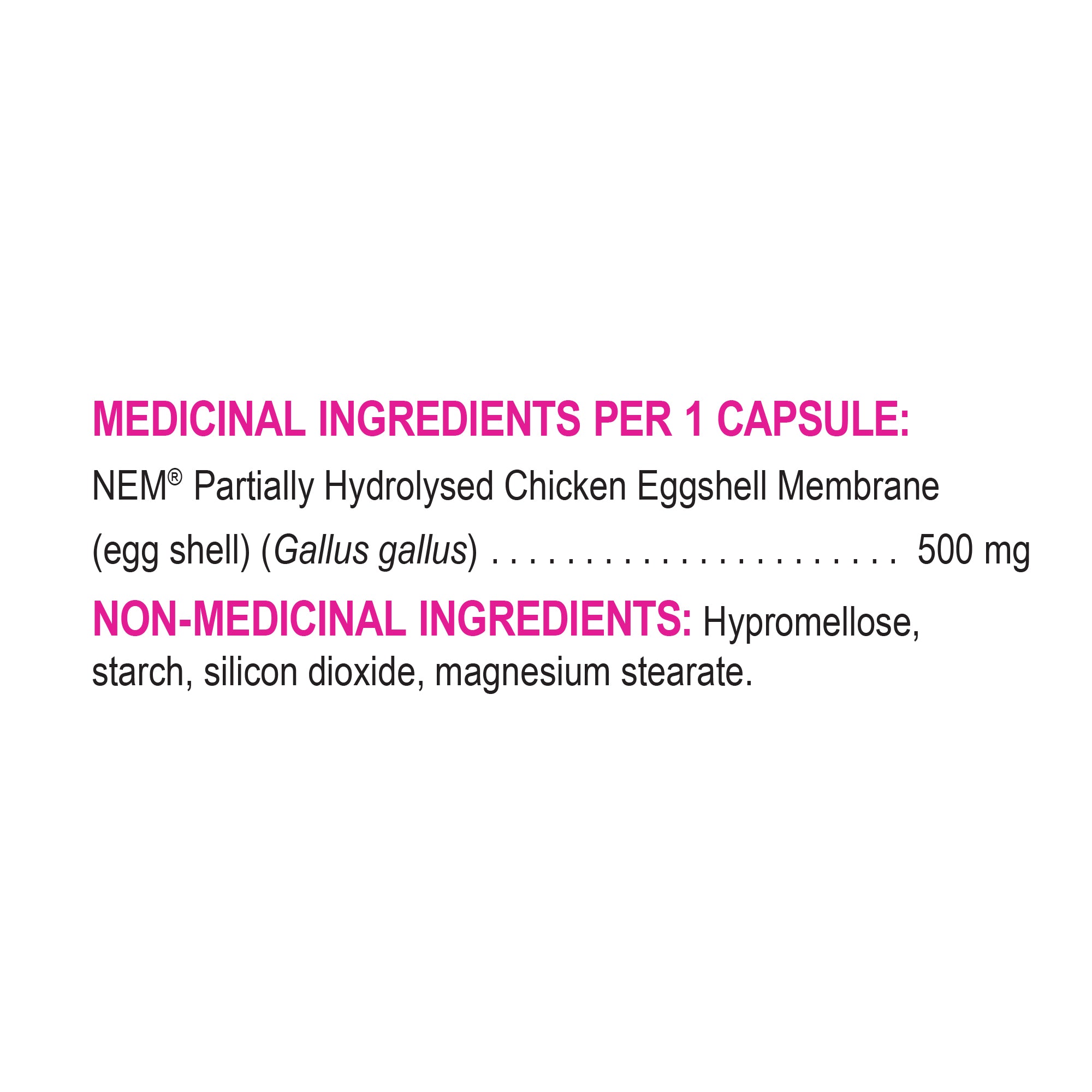 Genuine Health Fast Joint Recovery With NEM