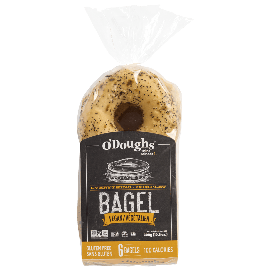 O'doughs Gluten Free Everything Bagel