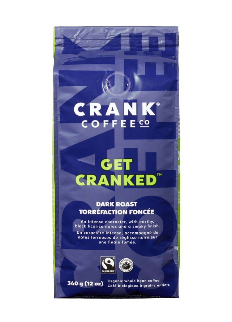Crank Coffee Get Cranked Ebony Roast Whole Bean