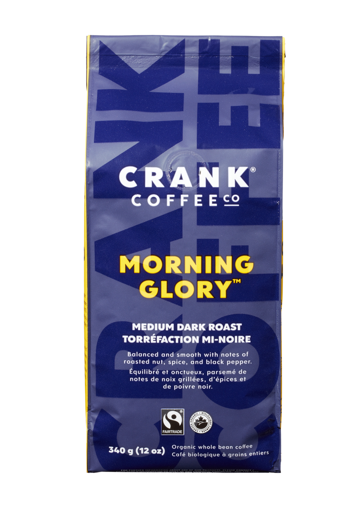 Crank Coffee Morning Glory Medium Dark Roast - Whole Bean