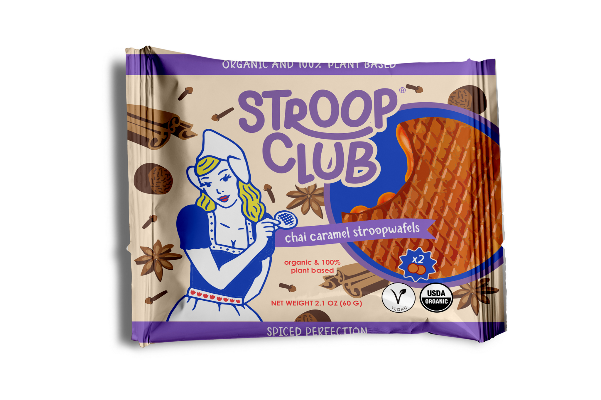 Stroop Club Organic Chai Caramel Stroopwafels
