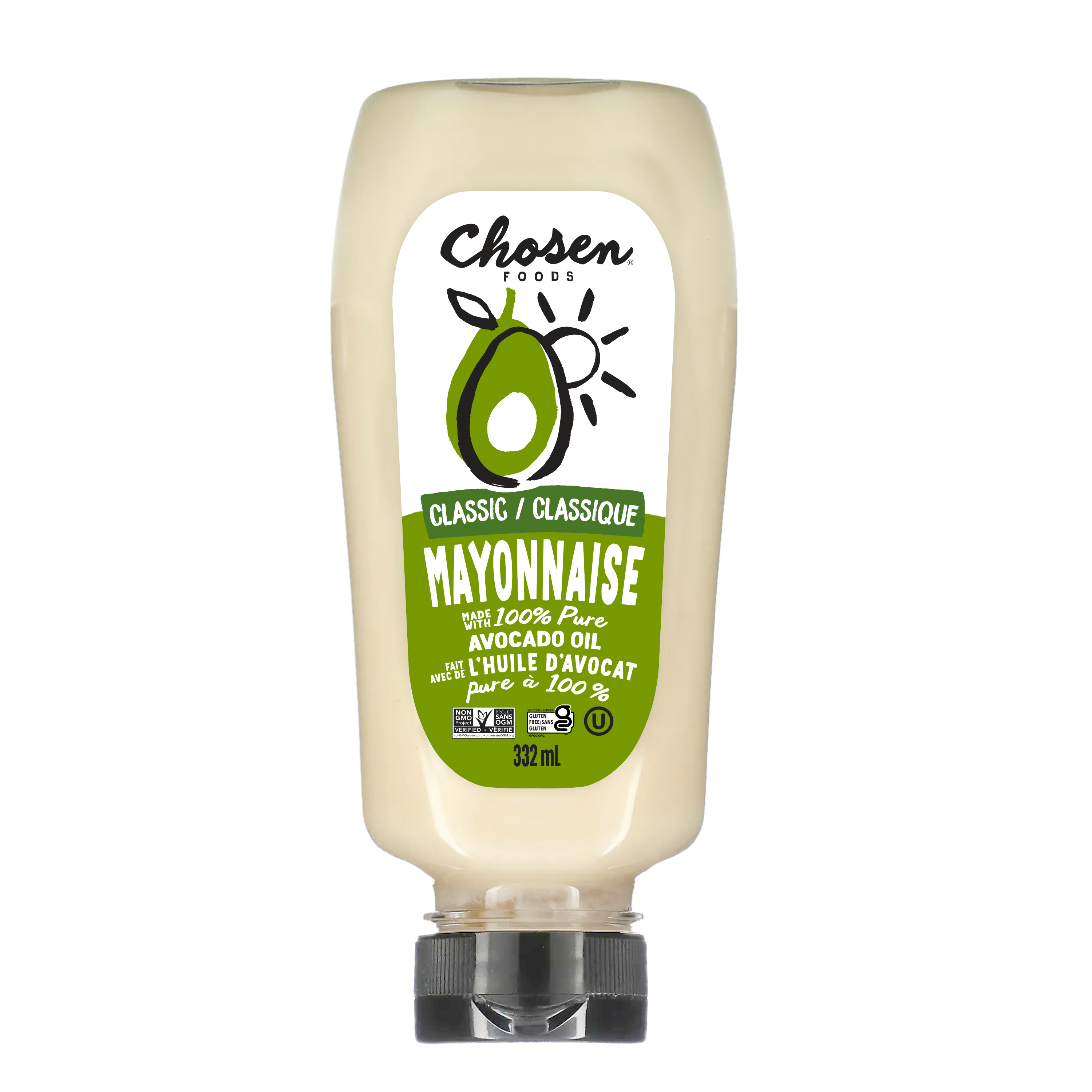 Chosen Foods Classic Avocado Oil Mayonnaise Squeeze Bottle