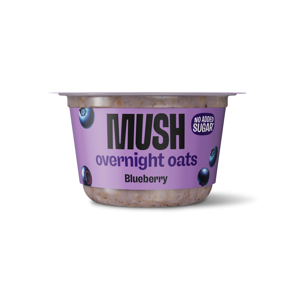 Mush Blueberry Overnight Oats