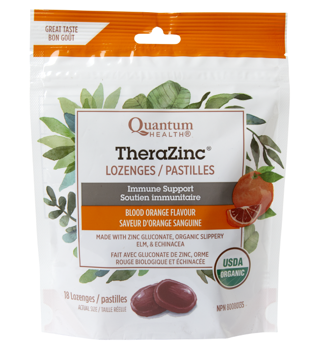 Quantum Therazinc Orange Immune Support Lozenges