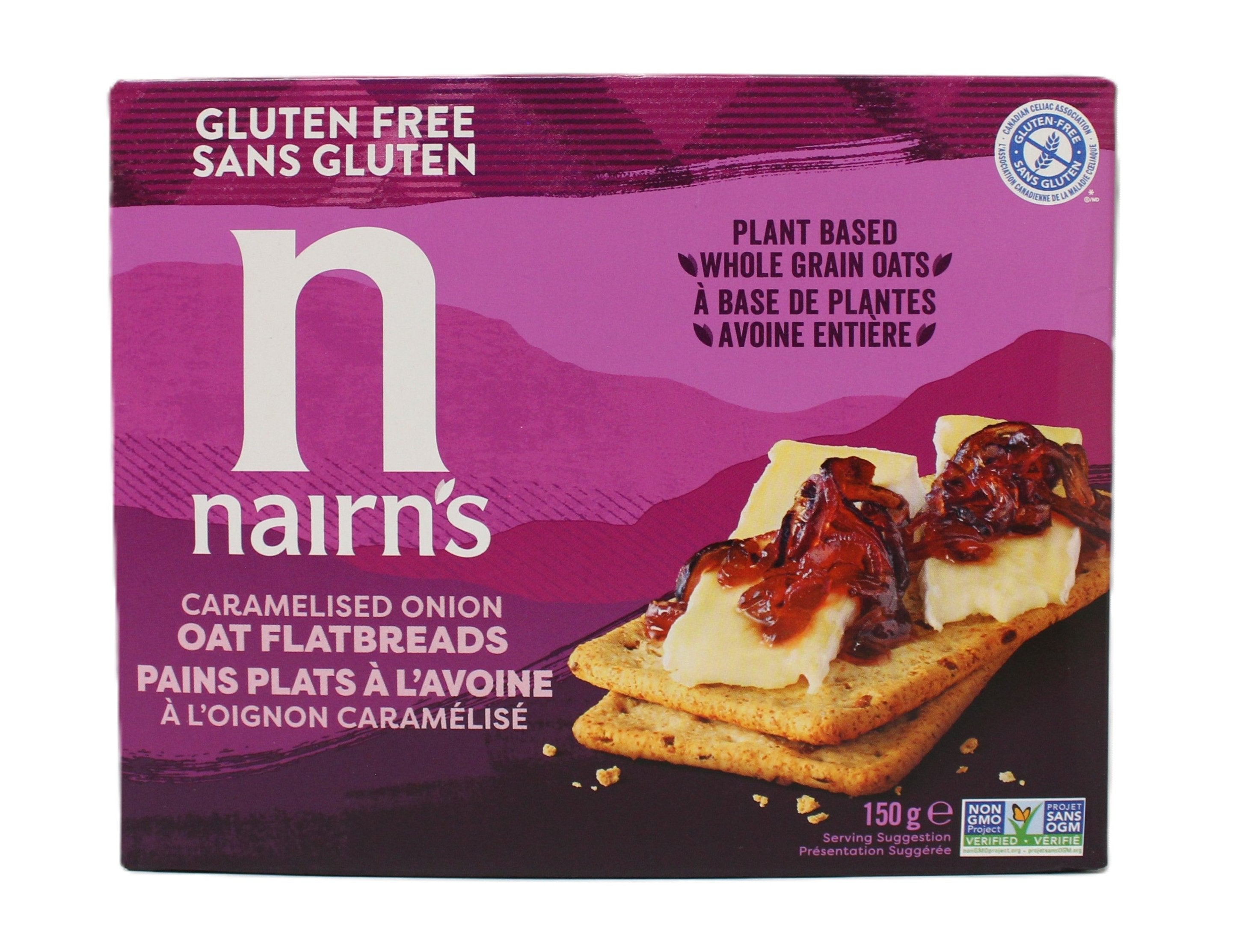 Nairns Gluten Free Caramelised Onion Flatbreads