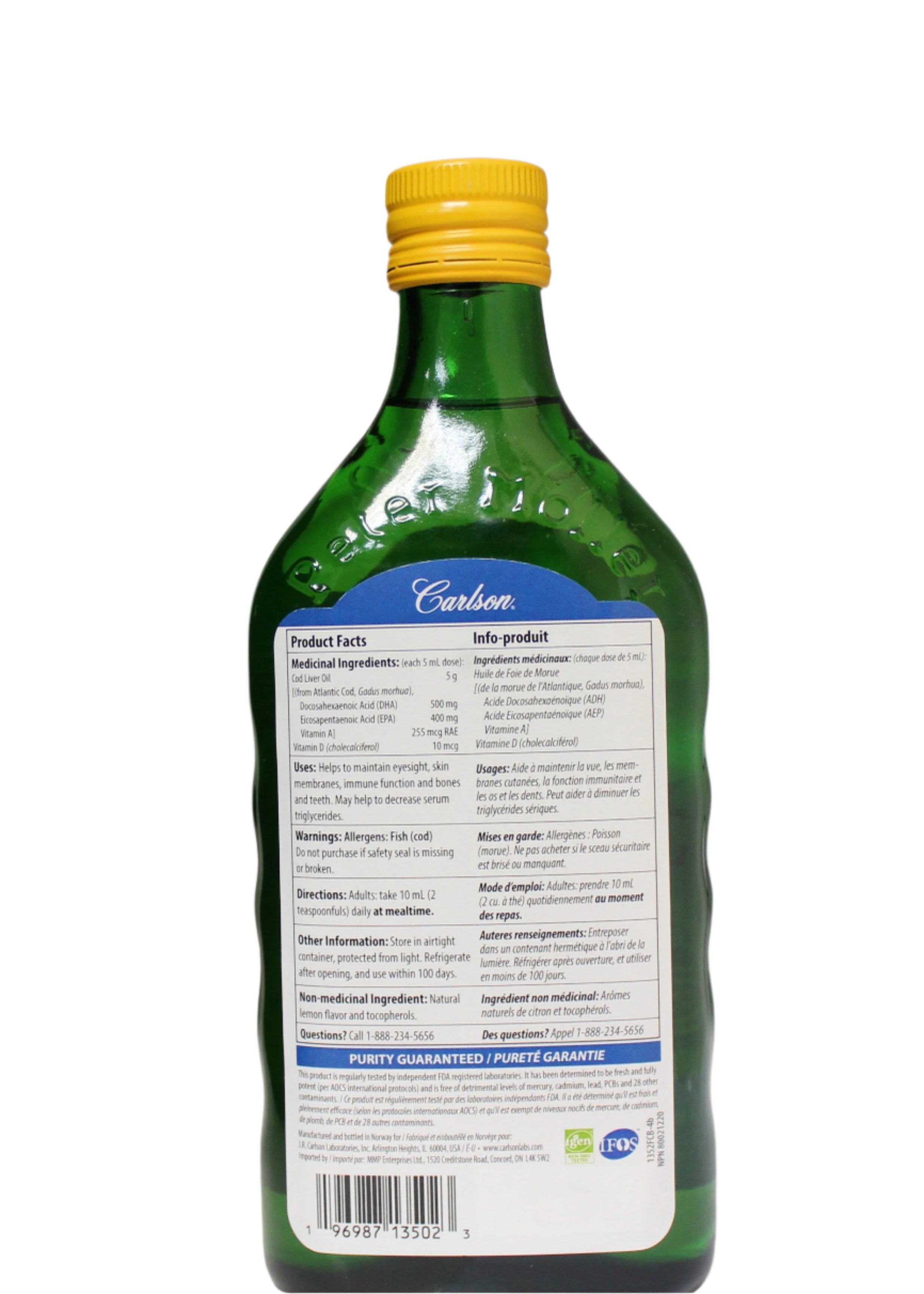 Carlson Lemon Cod Liver Oil