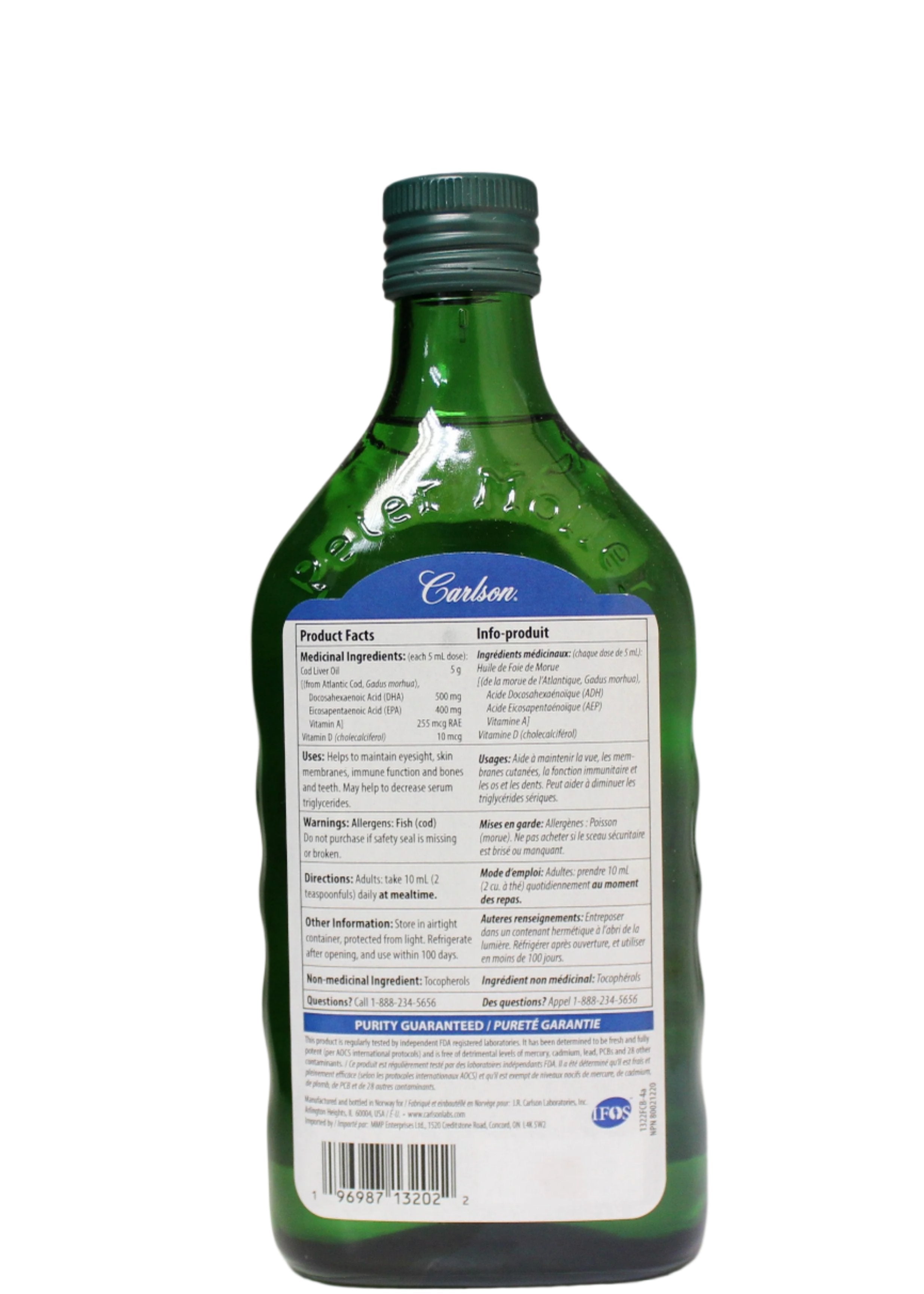Carlson Unflavoured Cod Liver Oil