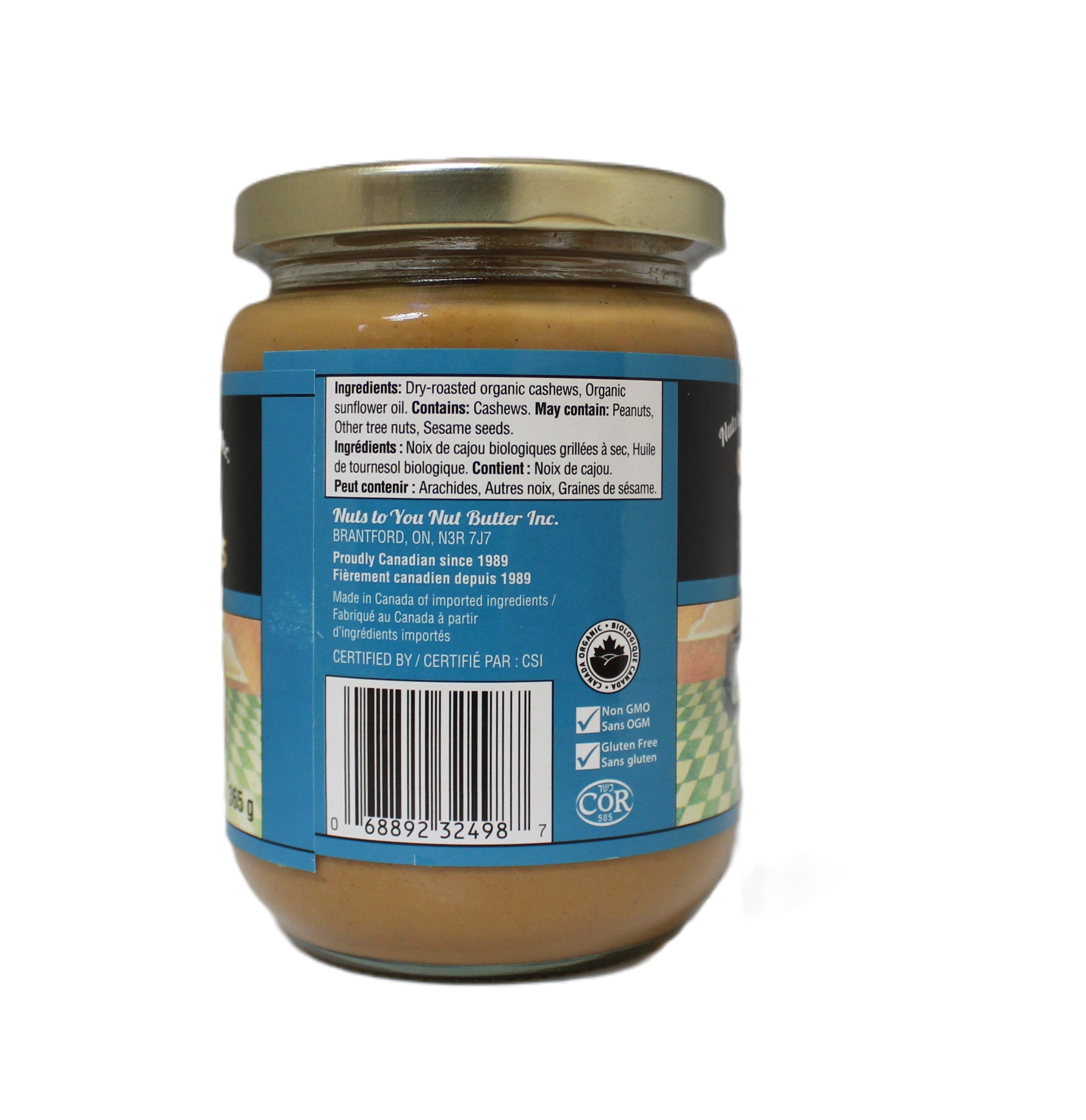 Nuts To You Organic Cashew Butter Smooth