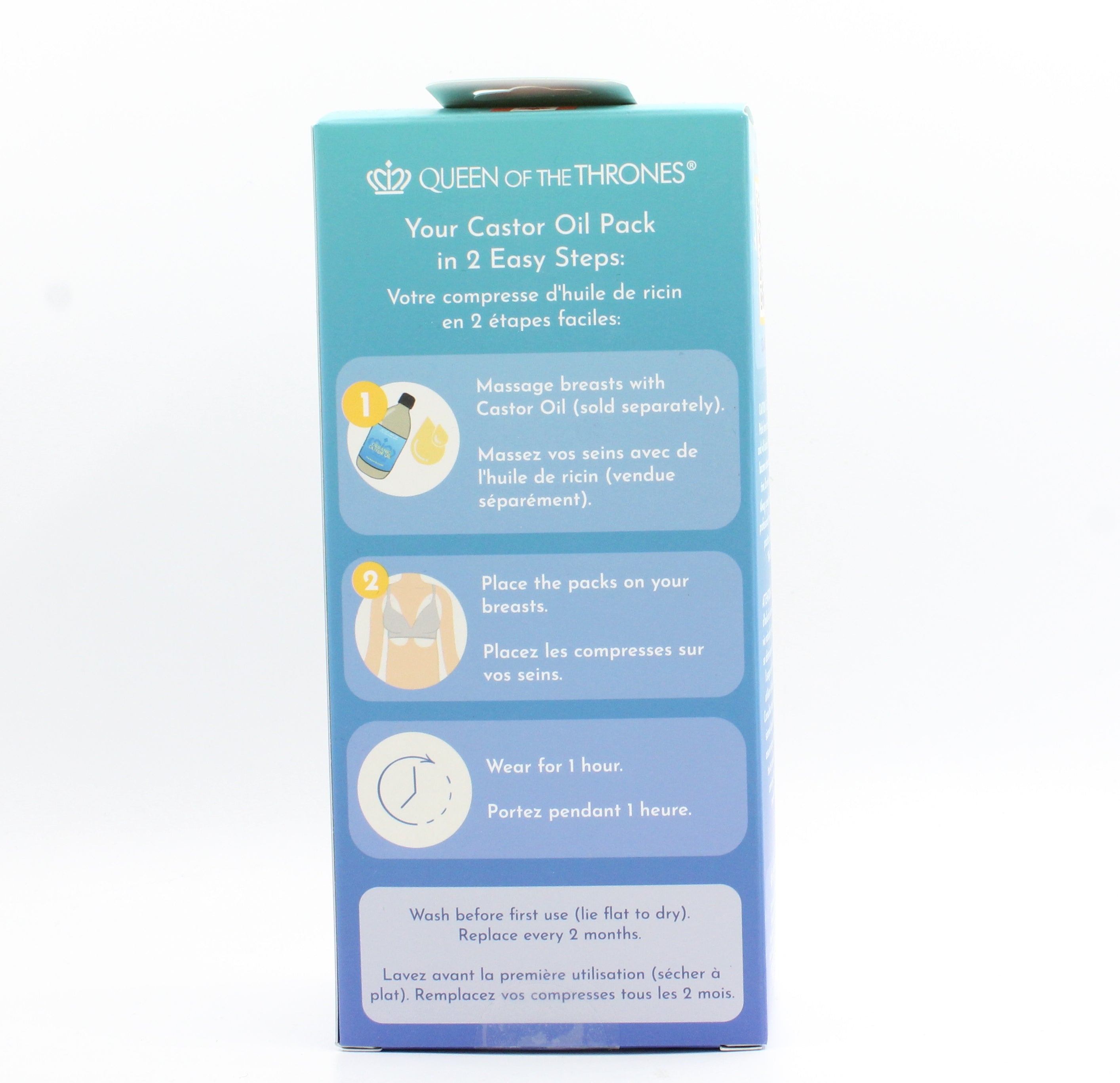 Queen Of The Thrones Chest Castor Oil Pack Large