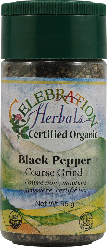 Celebration Herbals Organic Coarse Black Pepper