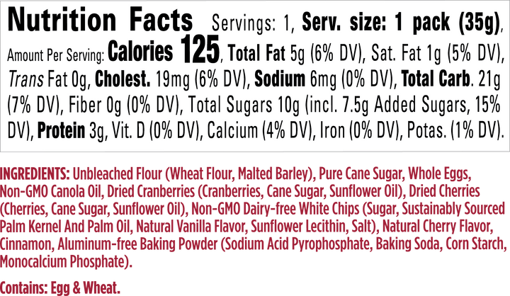 Cooper Street Cherry White Chip Twice Baked Cookies