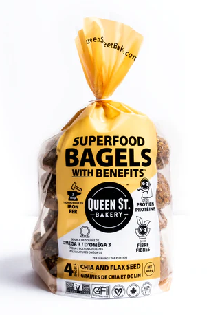 Queen St. Bakery Chai + Flax Superfood Bagel