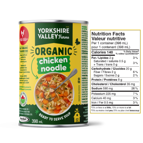 Yorkshire Valley Organic Ready to Serve Chicken Noodle Soup