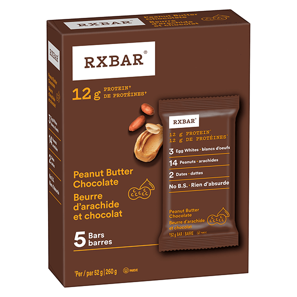Rx Bar Peanut Butter Chocolate Protein Bar 5 Pack