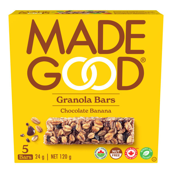 Chocolate Banana Granola Bars