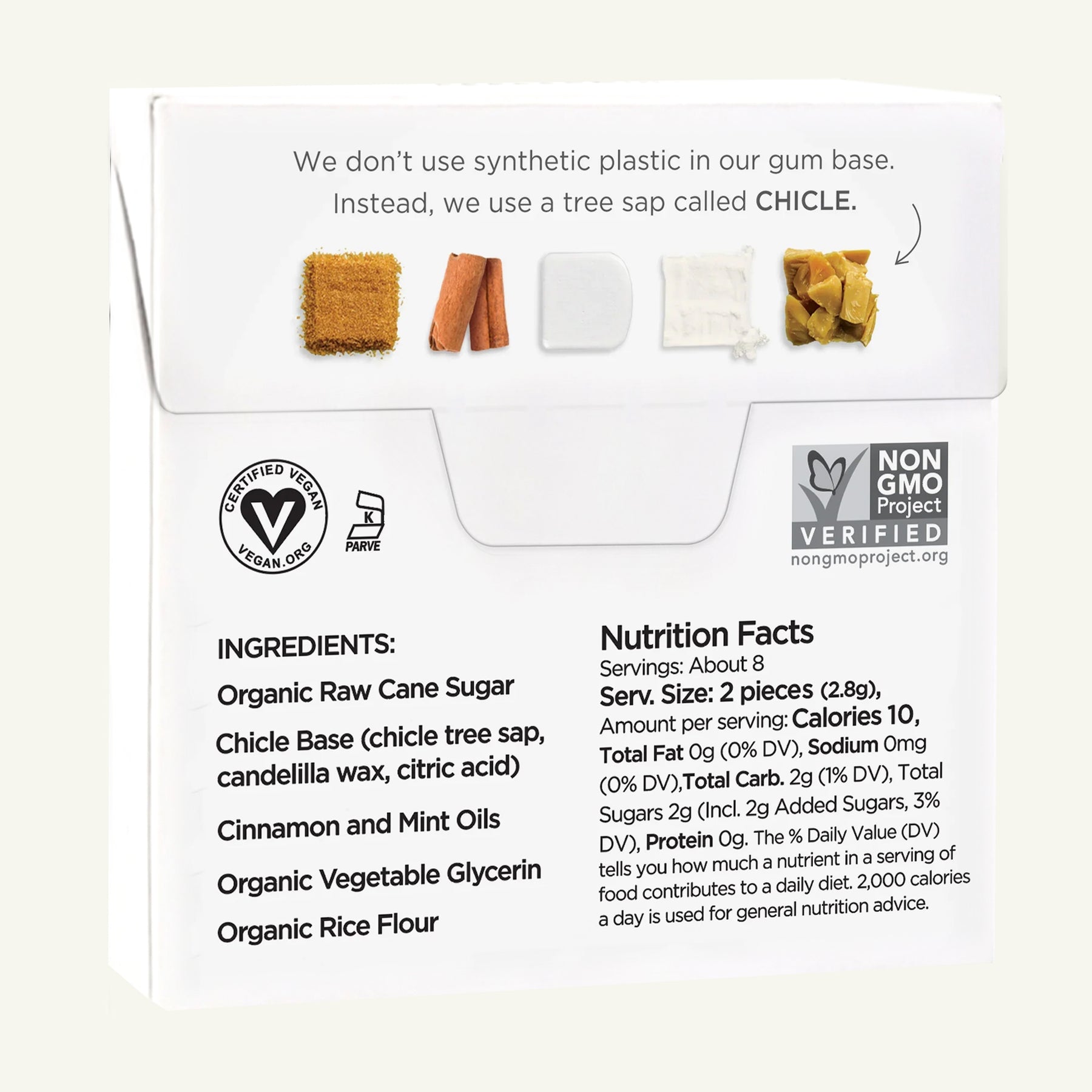 Simply Gum Cinnamon Natural Chewing Gum