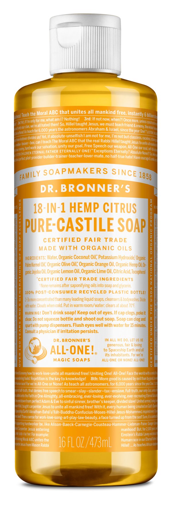 Dr. Bronner's Citrus Castile Soap