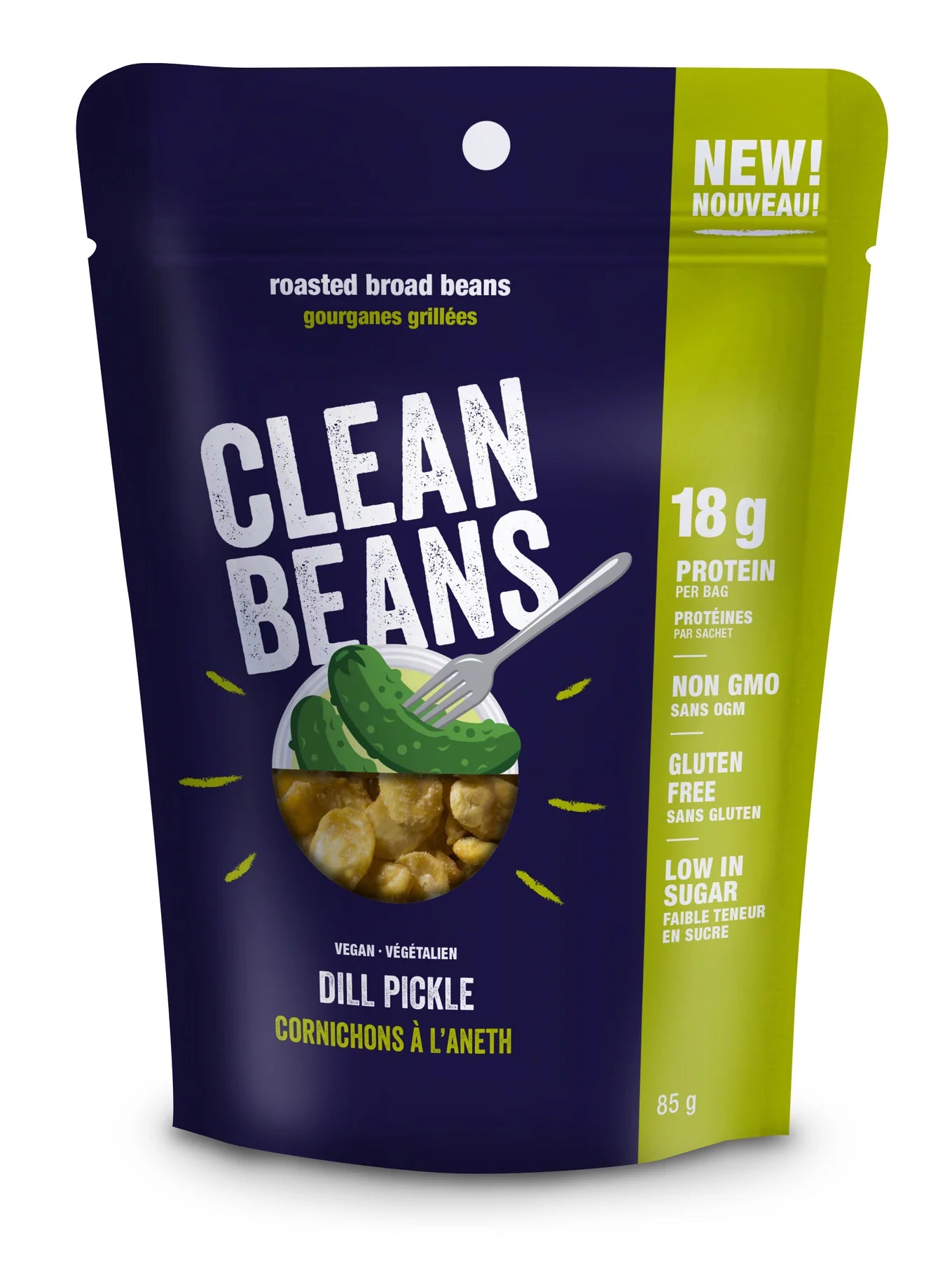 Dill Pickle Roasted Broad Beans