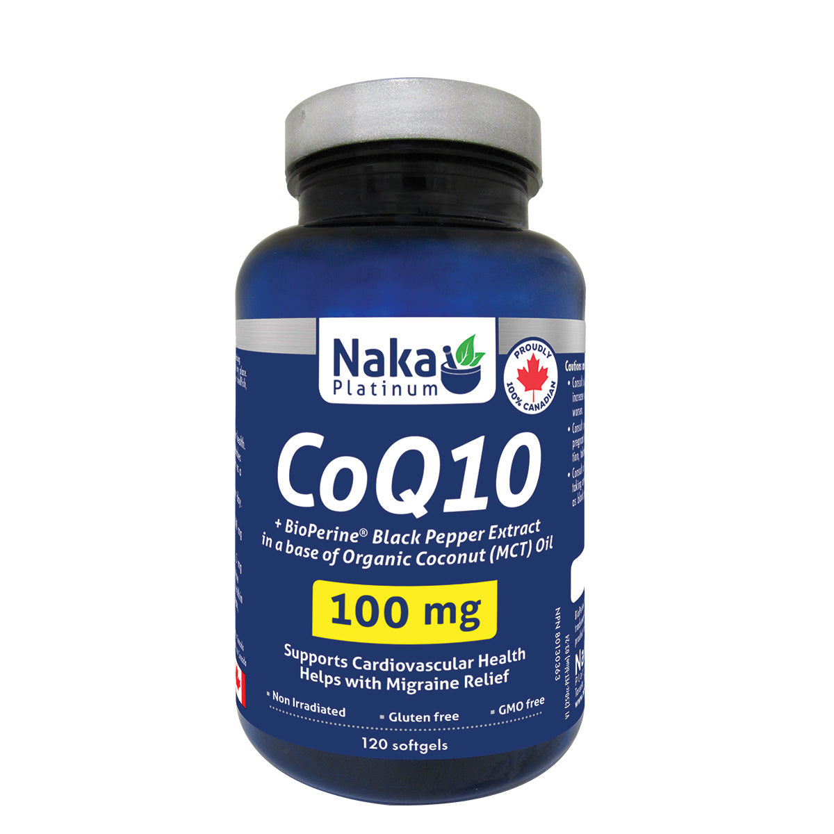 Naka CoQ10 - 100mg + Bioperine