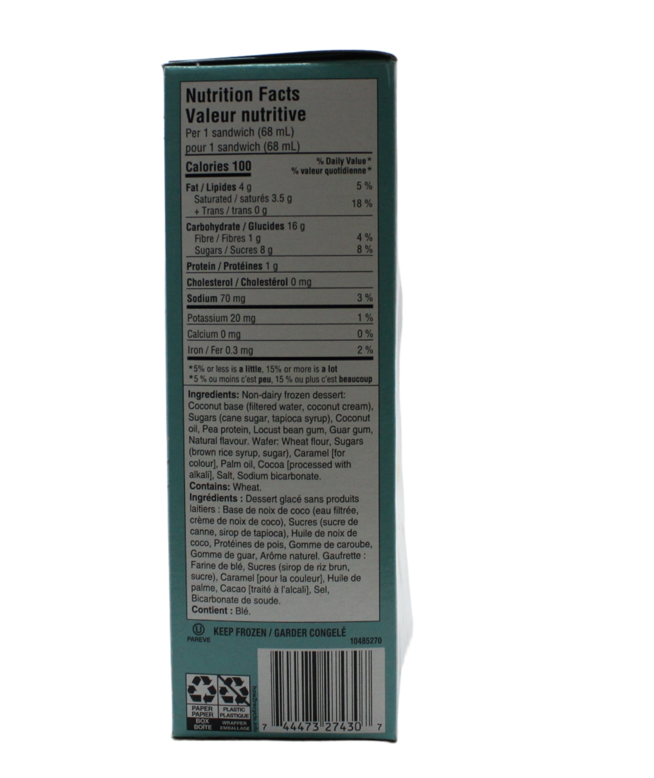 So Delicious Coconut Mini Sandwich