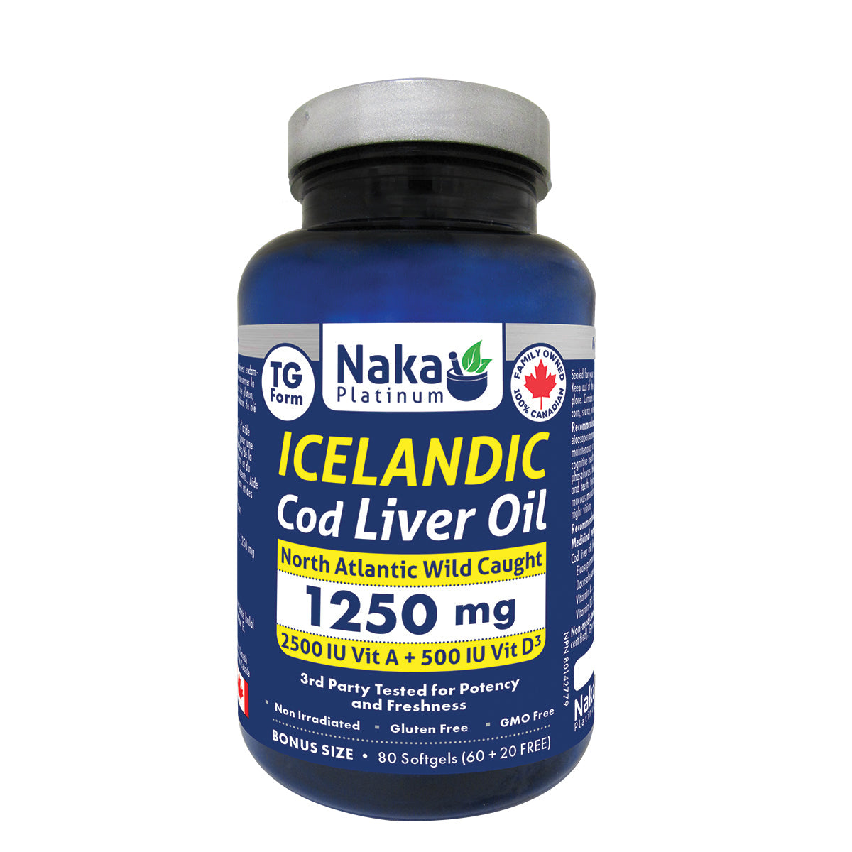 Naka Icelandic Cod Liver Oil