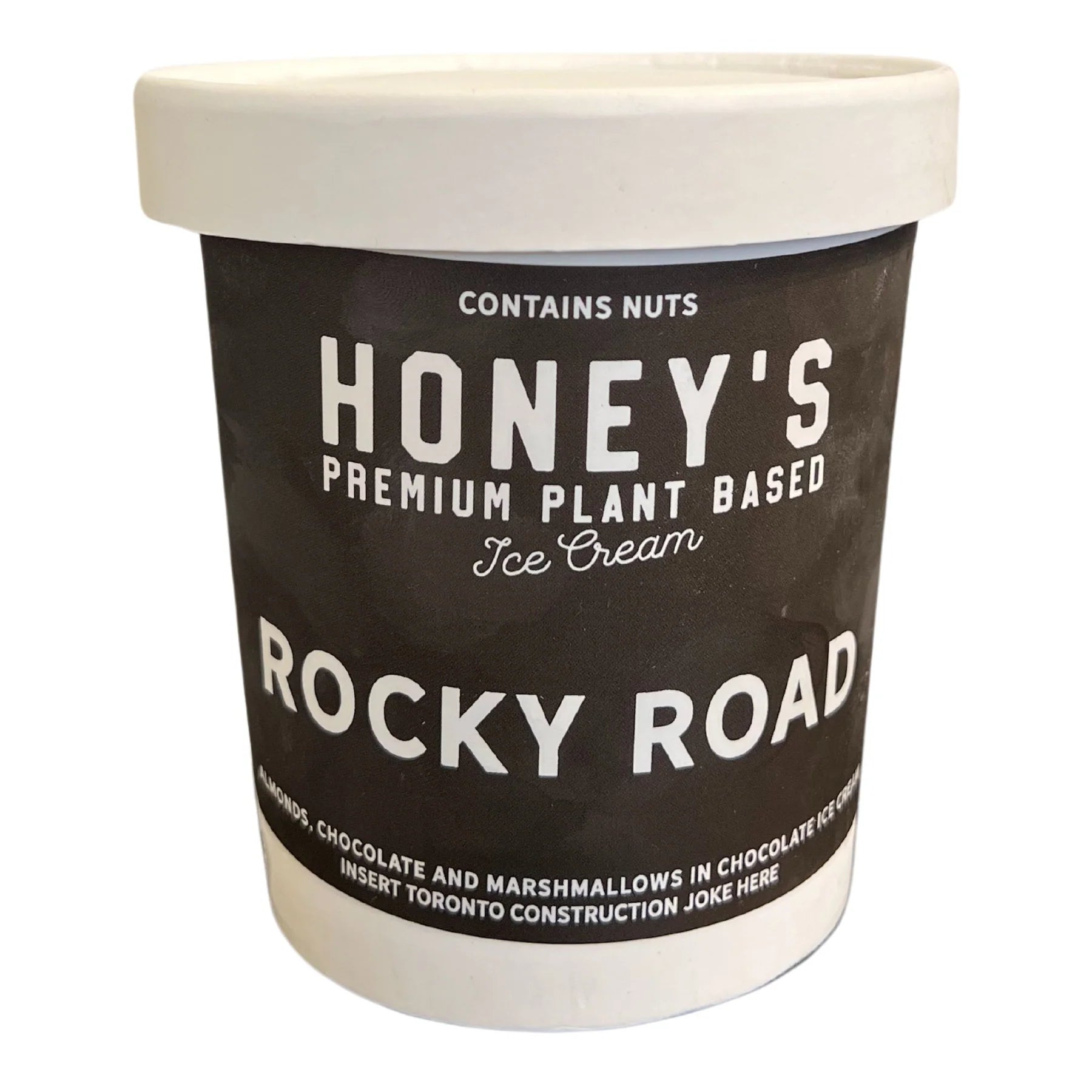 Honey's Premium Plant Based Rocky Road Ice Cream