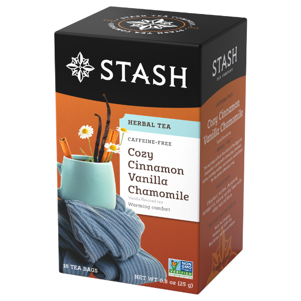 Stash Tea Cozy Cinnamon Vanilla Chamomile Herbal Tea