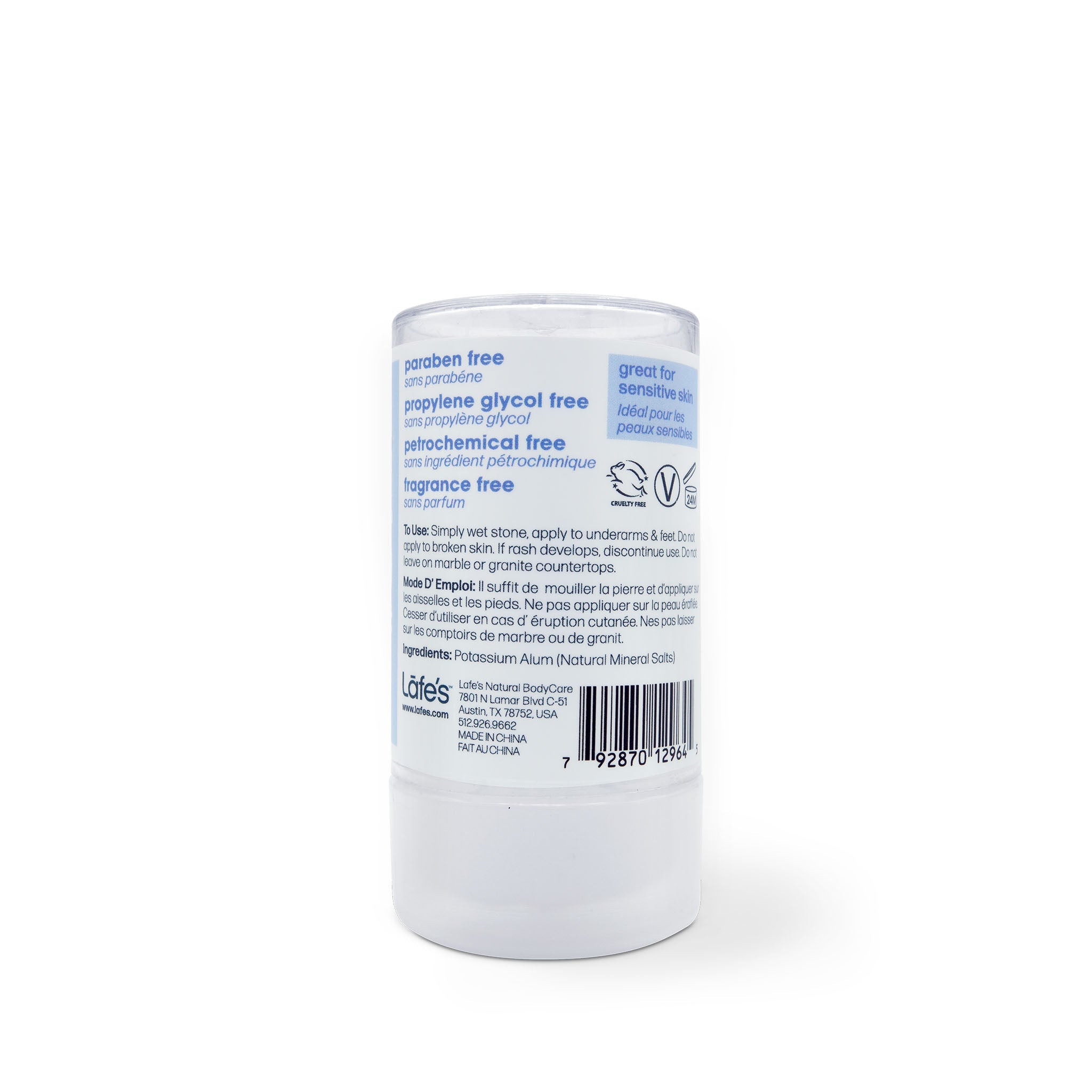 Lafe's Body Care Crystal Deodorant Stick