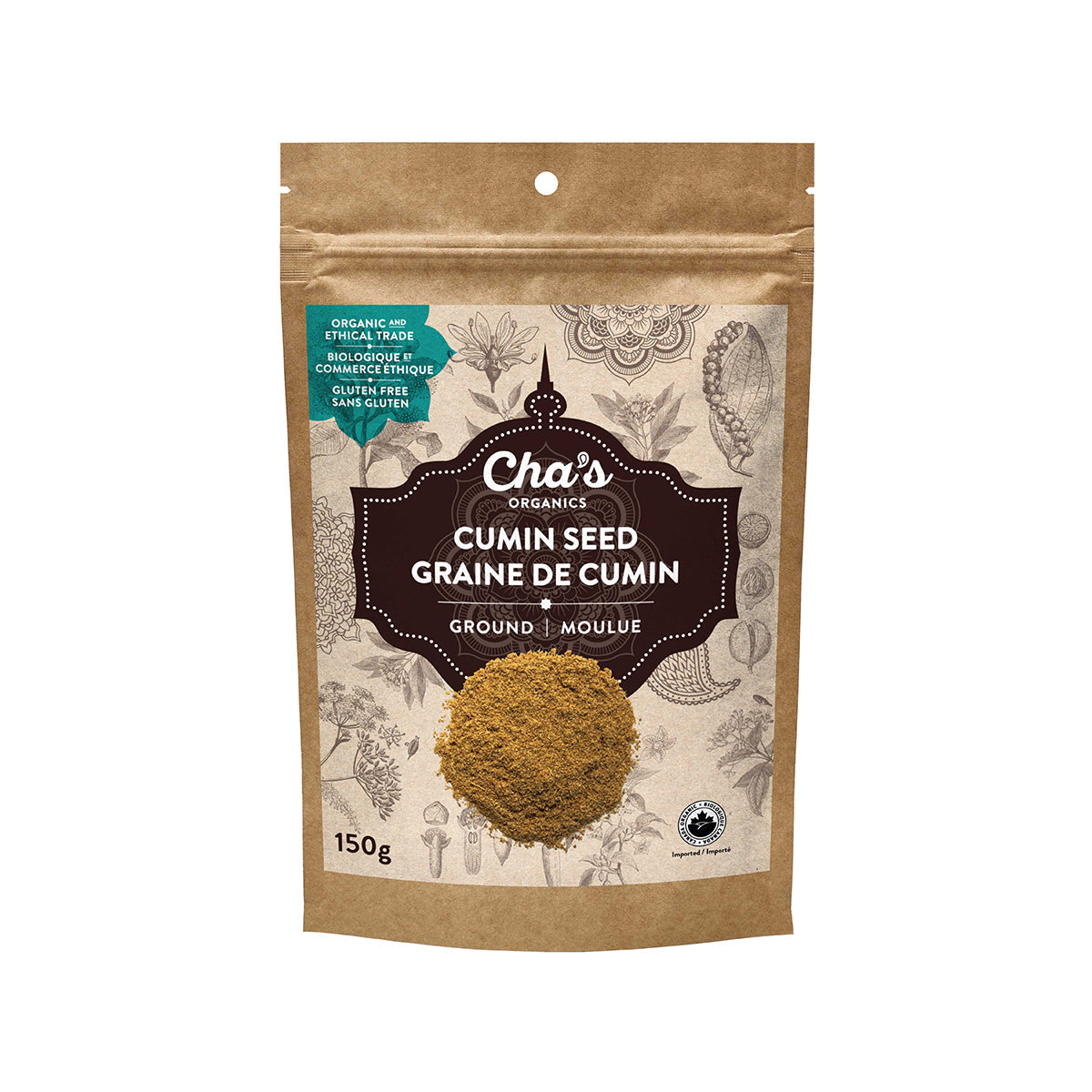 Cha's Organics Ground Cumin Seed