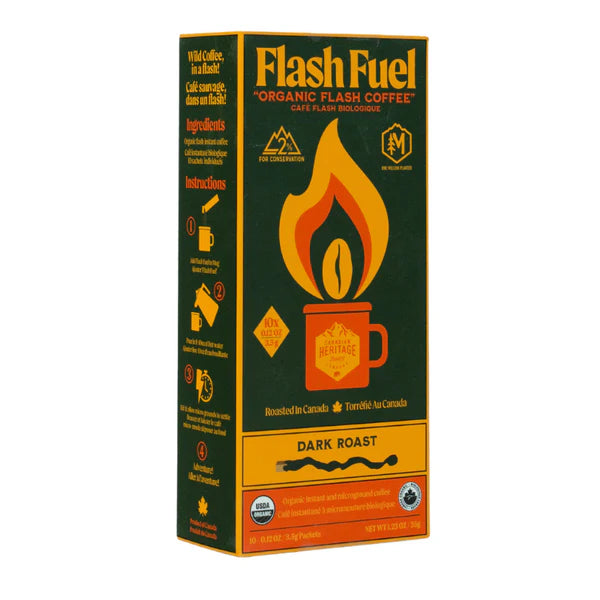 Canadian Heritage Roasting Organic Dark Roast Flash Coffee