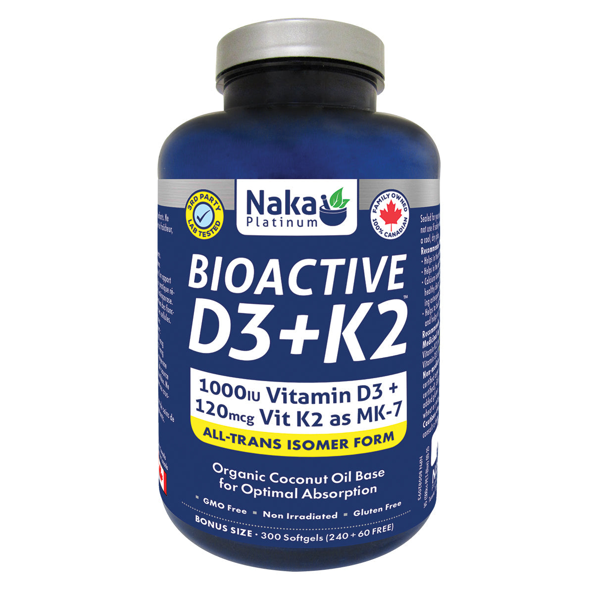 Naka Bioactive D3+k2