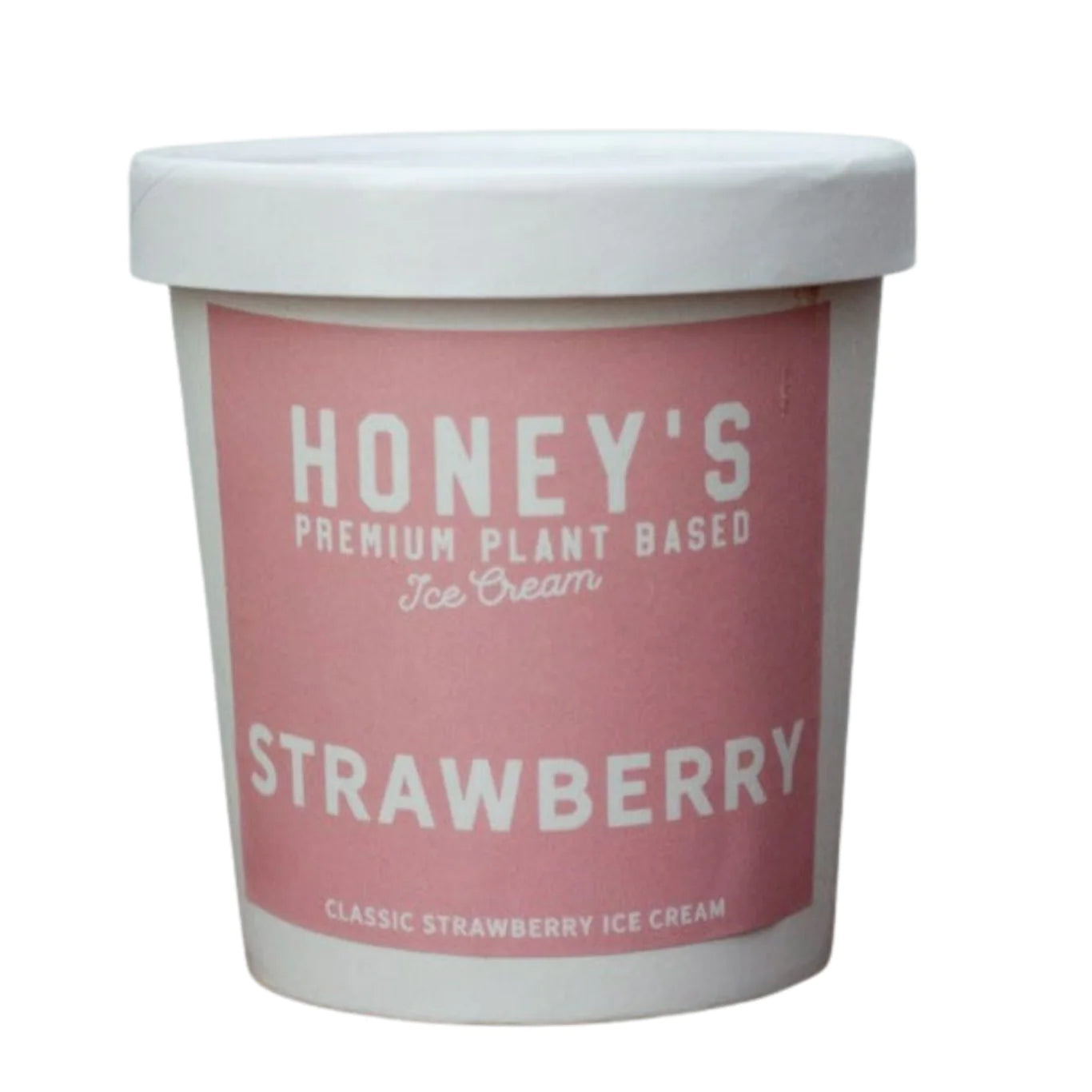 Honey's Premium Plant Based Strawberry Ice Cream