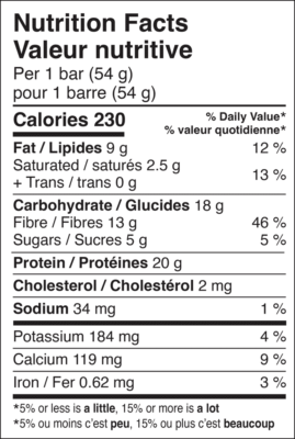 Daryl's Hi N-R-G Bars Key Lime Pie Protein Bar