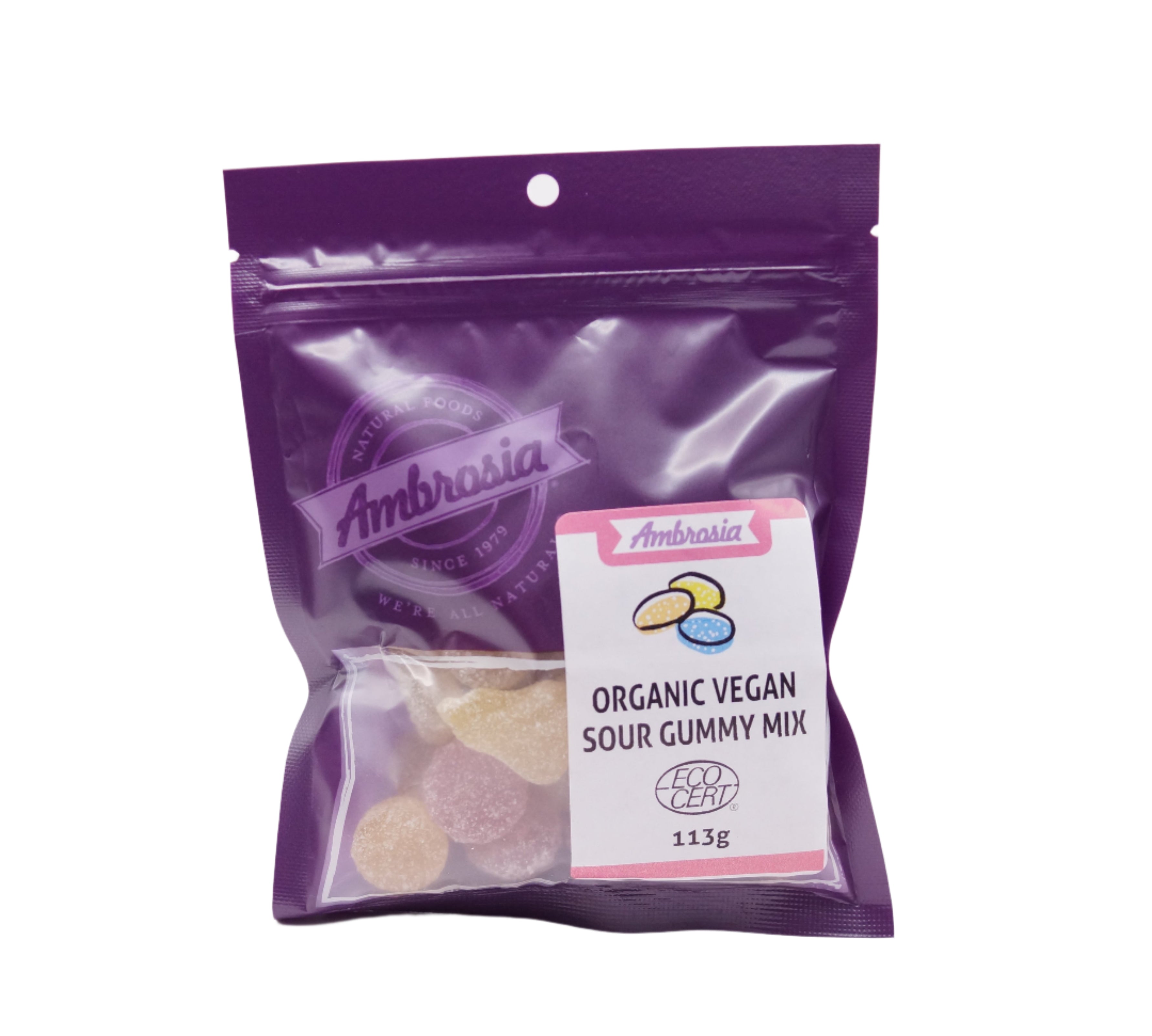 Ambrosia Org Vegan Sour Gummy Mix