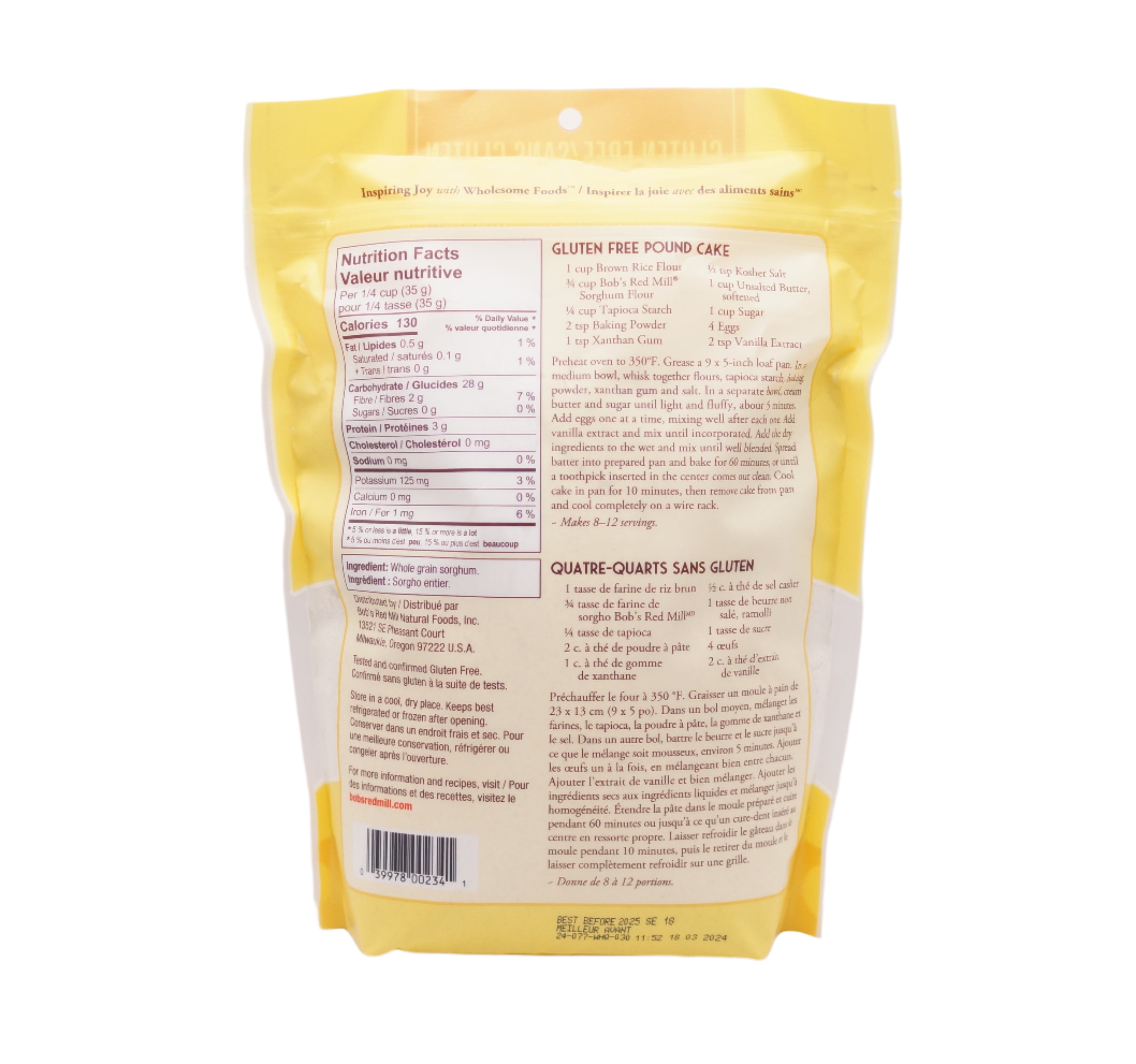 Sorghum Whole Grain Flour