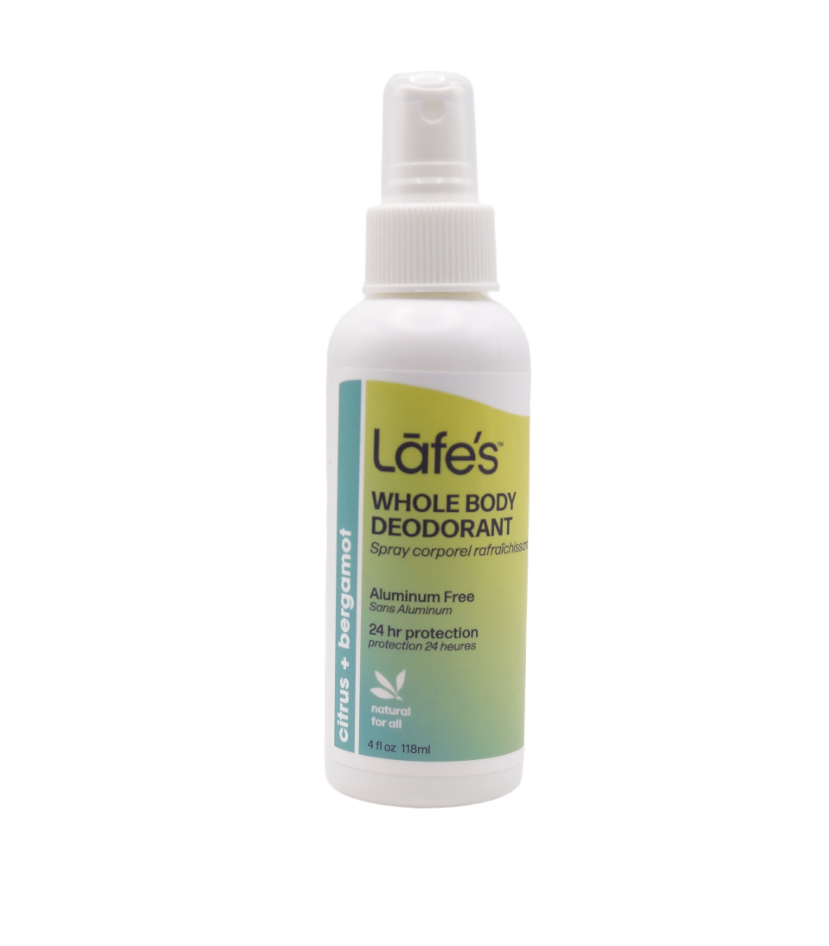 Lafe's Body Care Citrus + Bergamot Whole Body Deodorant Spray
